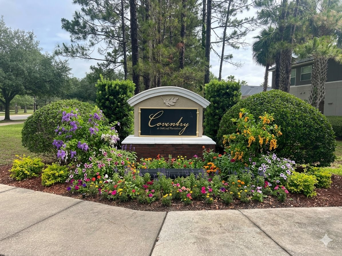 Coventry at OakLeaf Plantation entrance